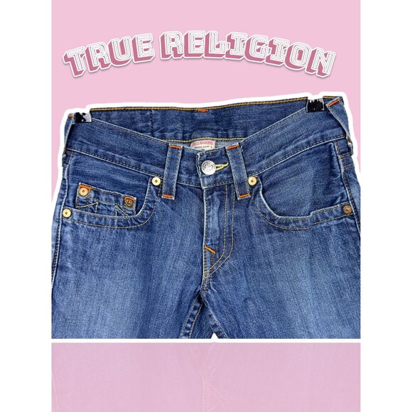 True Religion Womens Jeans 27 Blue Denim Made In USA 100% Cotton - Picture 16 of 16